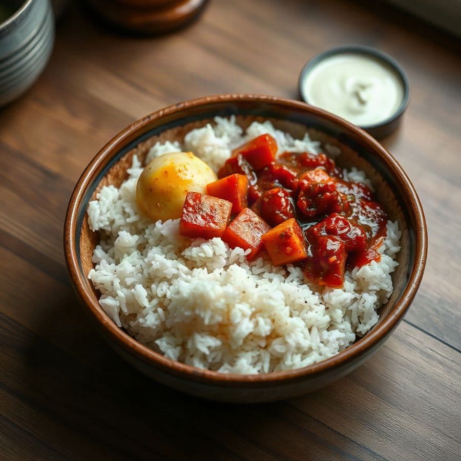 Chili Paneer Rice Bowl