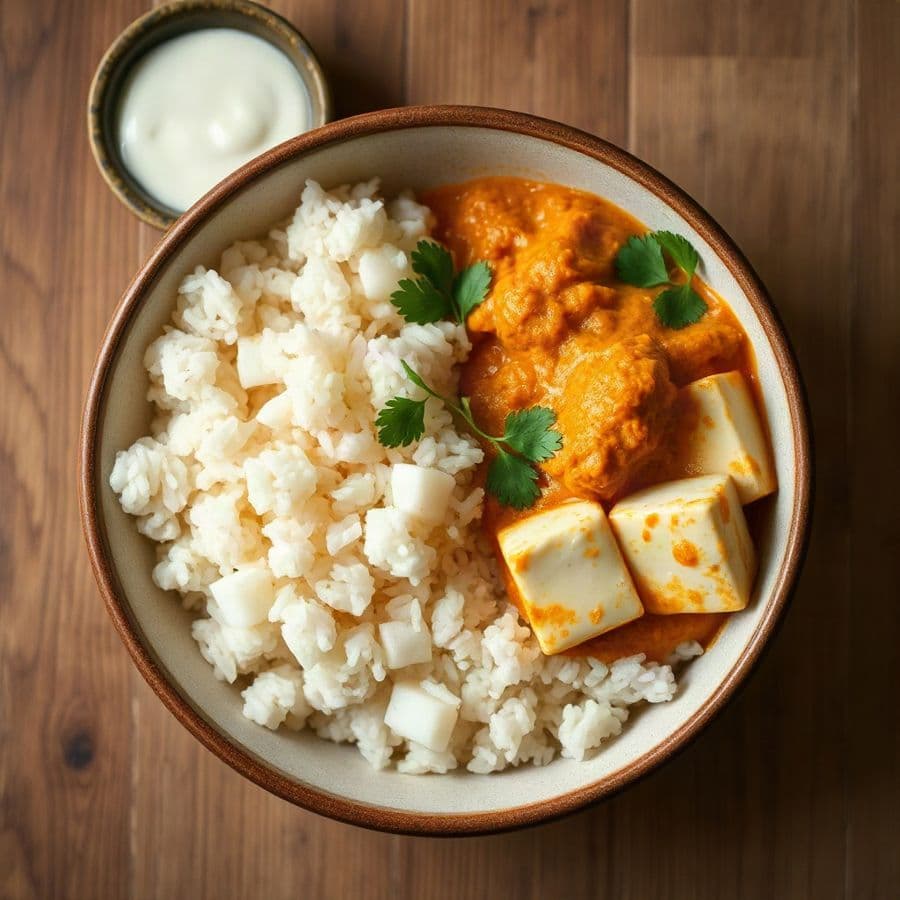 Paneer Butter Masala Rice Bowl