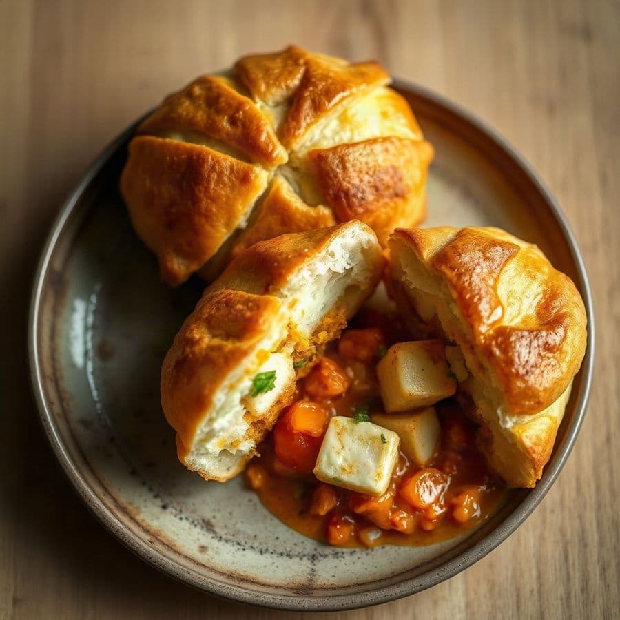 Paneer Puff Pastry