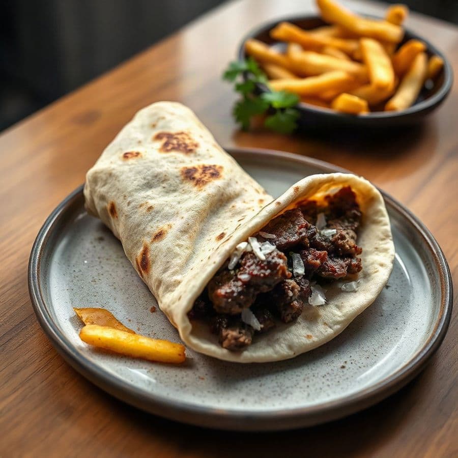 Beef Fry Wrap
