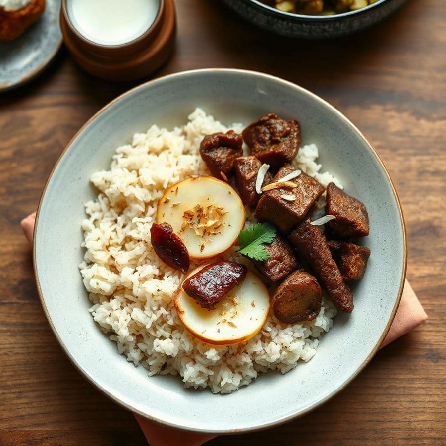 Beef Fry Rice Bowl