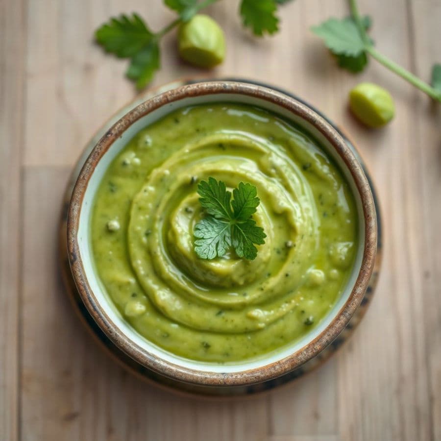 Cilantro Mint Coconut Chutney